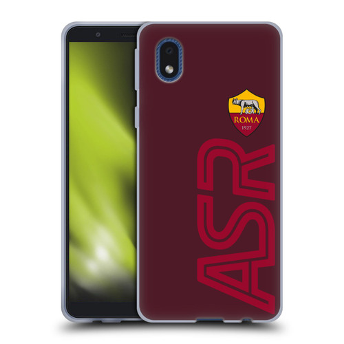 AS Roma Crest Graphics Oversized Soft Gel Case for Samsung Galaxy A01 Core (2020)