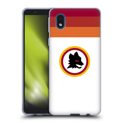 AS Roma Crest Graphics Wolf Retro Heritage Soft Gel Case for Samsung Galaxy A01 Core (2020)