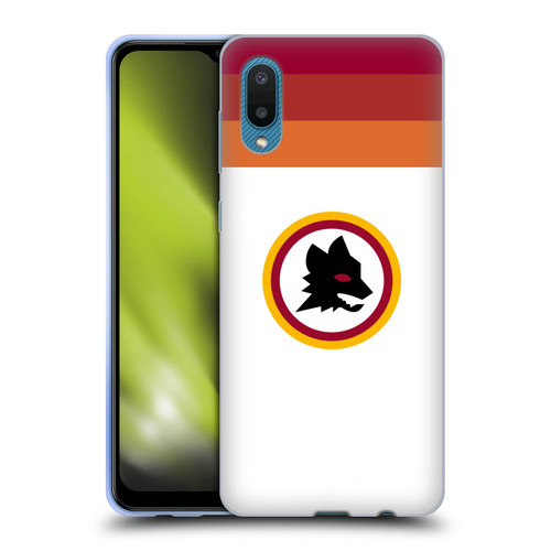 AS Roma Crest Graphics Wolf Retro Heritage Soft Gel Case for Samsung Galaxy A02/M02 (2021)