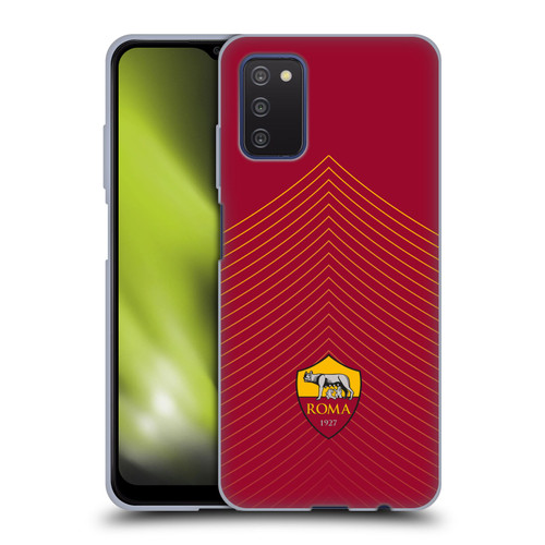 AS Roma Crest Graphics Arrow Soft Gel Case for Samsung Galaxy A03s (2021)