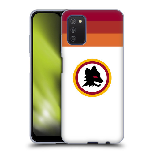 AS Roma Crest Graphics Wolf Retro Heritage Soft Gel Case for Samsung Galaxy A03s (2021)