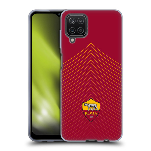 AS Roma Crest Graphics Arrow Soft Gel Case for Samsung Galaxy A12 (2020)