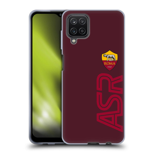 AS Roma Crest Graphics Oversized Soft Gel Case for Samsung Galaxy A12 (2020)
