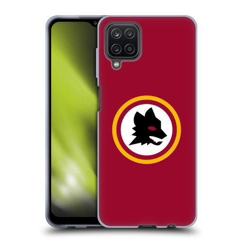 AS Roma Crest Graphics Wolf Circle Soft Gel Case for Samsung Galaxy A12 (2020)