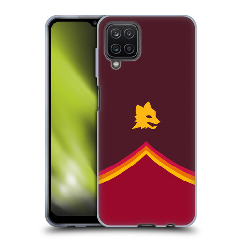 AS Roma Crest Graphics Wolf Soft Gel Case for Samsung Galaxy A12 (2020)
