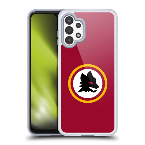 AS Roma Crest Graphics Wolf Circle Soft Gel Case for Samsung Galaxy A13 (2022)