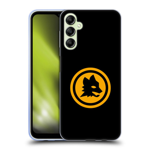 AS Roma Crest Graphics Black And Gold Soft Gel Case for Samsung Galaxy A14 5G