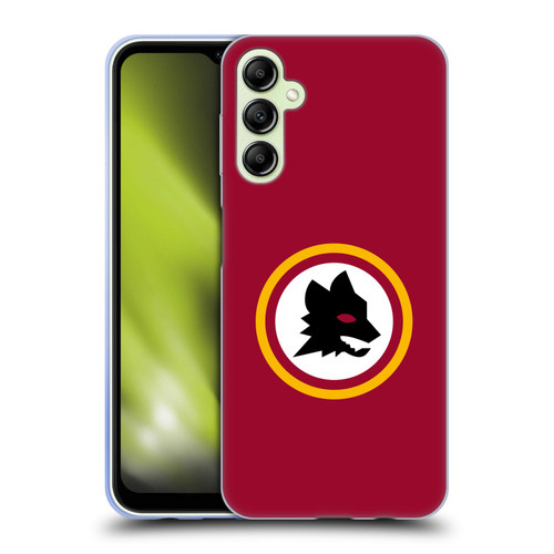 AS Roma Crest Graphics Wolf Circle Soft Gel Case for Samsung Galaxy A14 5G