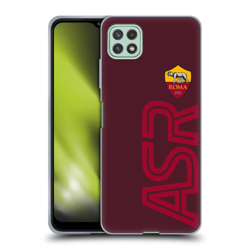 AS Roma Crest Graphics Oversized Soft Gel Case for Samsung Galaxy A22 5G / F42 5G (2021)
