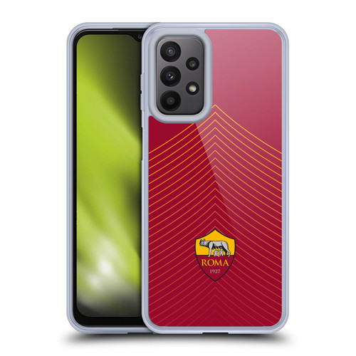 AS Roma Crest Graphics Arrow Soft Gel Case for Samsung Galaxy A23 / 5G (2022)