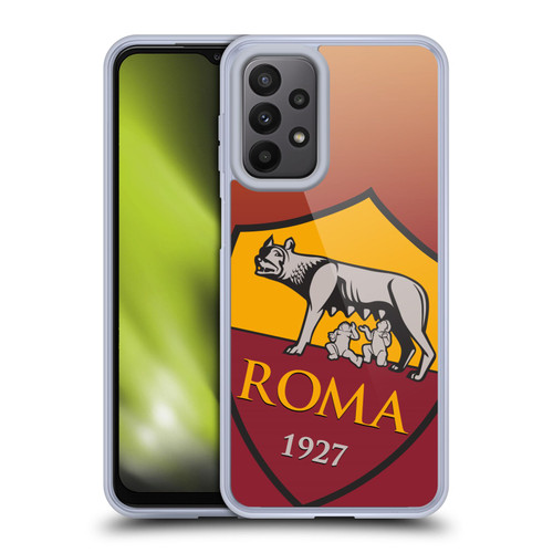 AS Roma Crest Graphics Gradient Soft Gel Case for Samsung Galaxy A23 / 5G (2022)