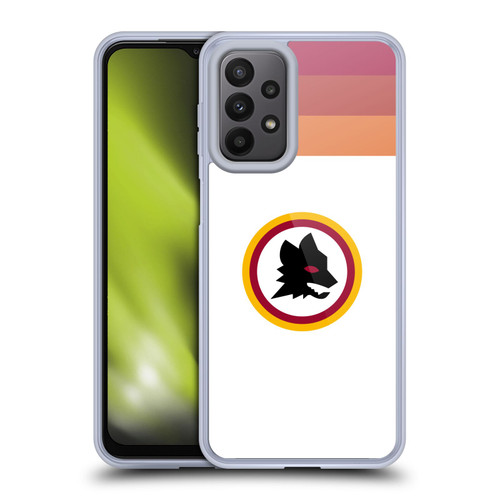 AS Roma Crest Graphics Wolf Retro Heritage Soft Gel Case for Samsung Galaxy A23 / 5G (2022)