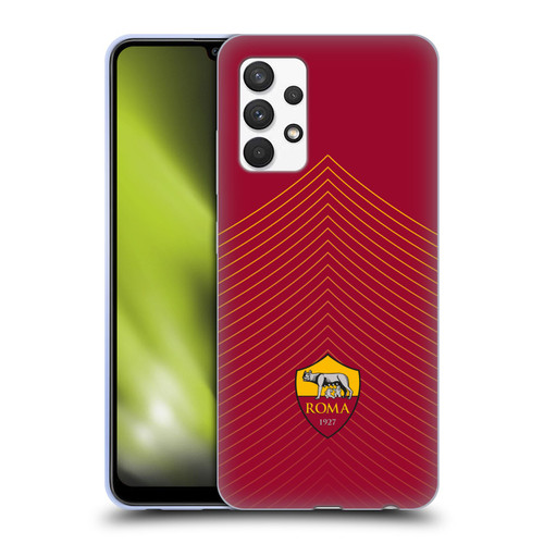 AS Roma Crest Graphics Arrow Soft Gel Case for Samsung Galaxy A32 (2021)