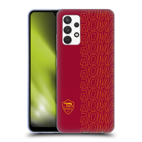 AS Roma Crest Graphics Echo Soft Gel Case for Samsung Galaxy A32 (2021)