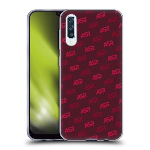 AS Roma Crest Graphics Wordmark Pattern Soft Gel Case for Samsung Galaxy A50/A30s (2019)