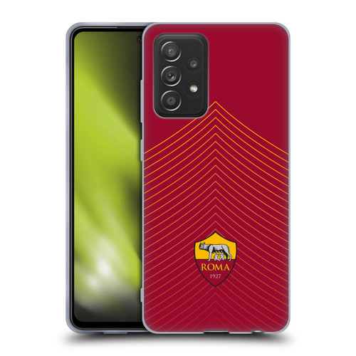 AS Roma Crest Graphics Arrow Soft Gel Case for Samsung Galaxy A52 / A52s / 5G (2021)