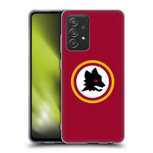 AS Roma Crest Graphics Wolf Circle Soft Gel Case for Samsung Galaxy A52 / A52s / 5G (2021)