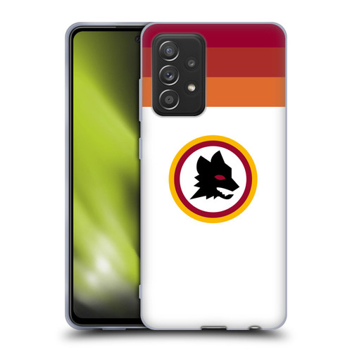 AS Roma Crest Graphics Wolf Retro Heritage Soft Gel Case for Samsung Galaxy A52 / A52s / 5G (2021)
