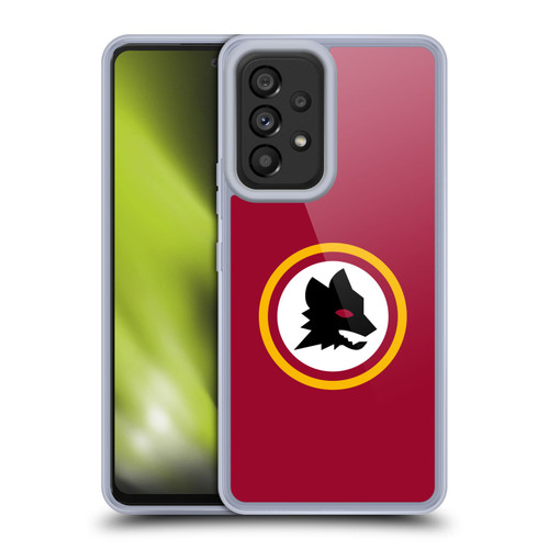 AS Roma Crest Graphics Wolf Circle Soft Gel Case for Samsung Galaxy A53 5G (2022)