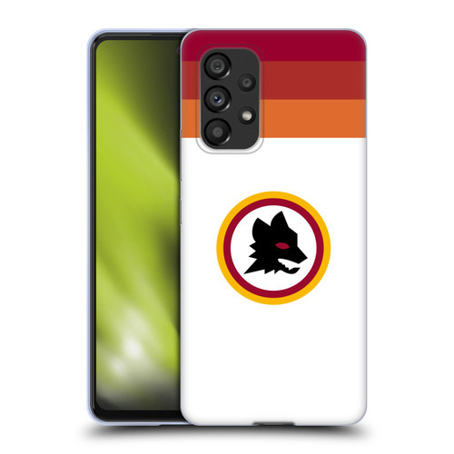 AS Roma Crest Graphics Wolf Retro Heritage Soft Gel Case for Samsung Galaxy A53 5G (2022)