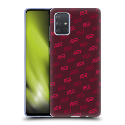 AS Roma Crest Graphics Wordmark Pattern Soft Gel Case for Samsung Galaxy A71 (2019)