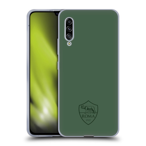 AS Roma Crest Graphics Full Colour Green Soft Gel Case for Samsung Galaxy A90 5G (2019)