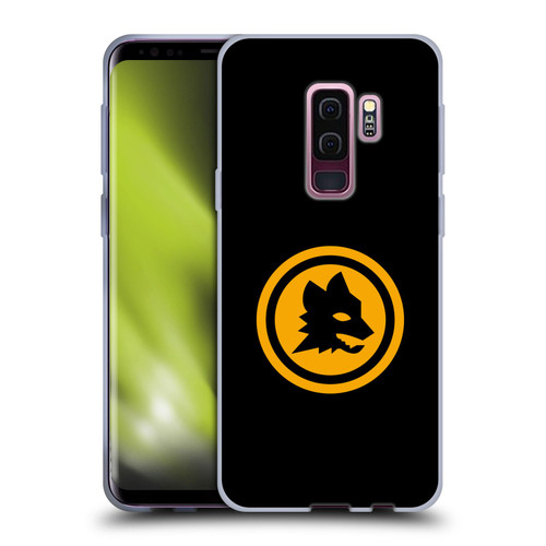 AS Roma Crest Graphics Black And Gold Soft Gel Case for Samsung Galaxy S9+ / S9 Plus