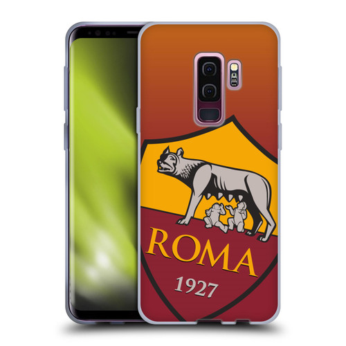 AS Roma Crest Graphics Gradient Soft Gel Case for Samsung Galaxy S9+ / S9 Plus