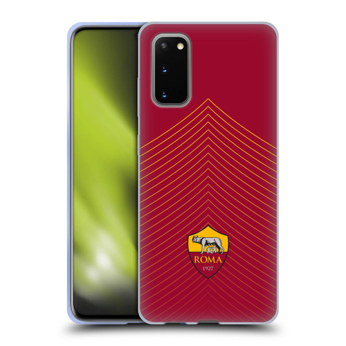 AS Roma Crest Graphics Arrow Soft Gel Case for Samsung Galaxy S20 / S20 5G