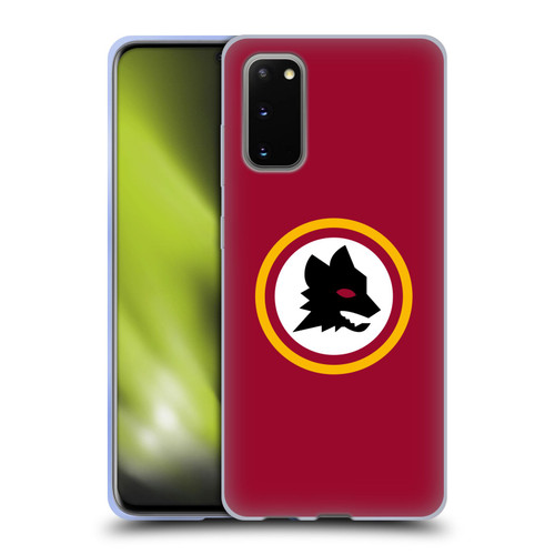 AS Roma Crest Graphics Wolf Circle Soft Gel Case for Samsung Galaxy S20 / S20 5G