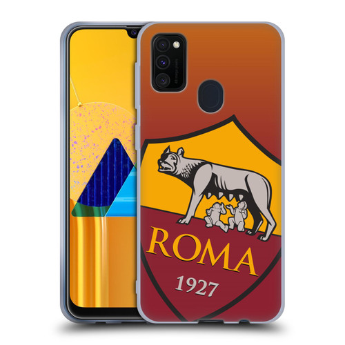 AS Roma Crest Graphics Gradient Soft Gel Case for Samsung Galaxy M30s (2019)/M21 (2020)