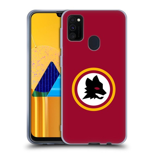 AS Roma Crest Graphics Wolf Circle Soft Gel Case for Samsung Galaxy M30s (2019)/M21 (2020)