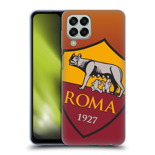 AS Roma Crest Graphics Gradient Soft Gel Case for Samsung Galaxy M33 (2022)