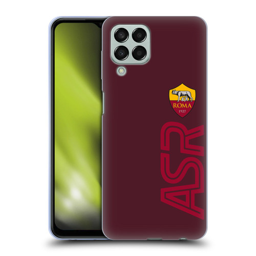 AS Roma Crest Graphics Oversized Soft Gel Case for Samsung Galaxy M33 (2022)