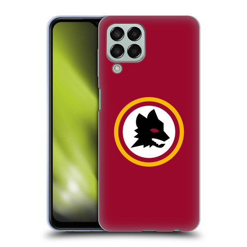 AS Roma Crest Graphics Wolf Circle Soft Gel Case for Samsung Galaxy M33 (2022)