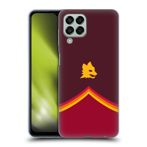 AS Roma Crest Graphics Wolf Soft Gel Case for Samsung Galaxy M33 (2022)