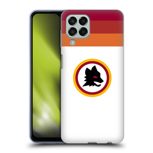 AS Roma Crest Graphics Wolf Retro Heritage Soft Gel Case for Samsung Galaxy M33 (2022)