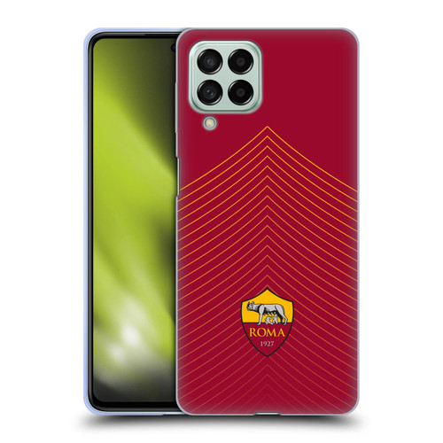 AS Roma Crest Graphics Arrow Soft Gel Case for Samsung Galaxy M53 (2022)