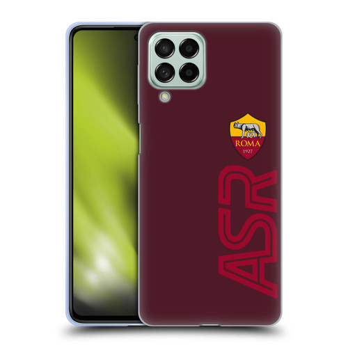 AS Roma Crest Graphics Oversized Soft Gel Case for Samsung Galaxy M53 (2022)