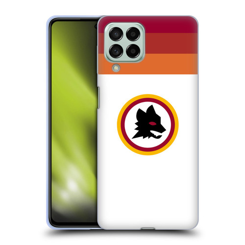 AS Roma Crest Graphics Wolf Retro Heritage Soft Gel Case for Samsung Galaxy M53 (2022)