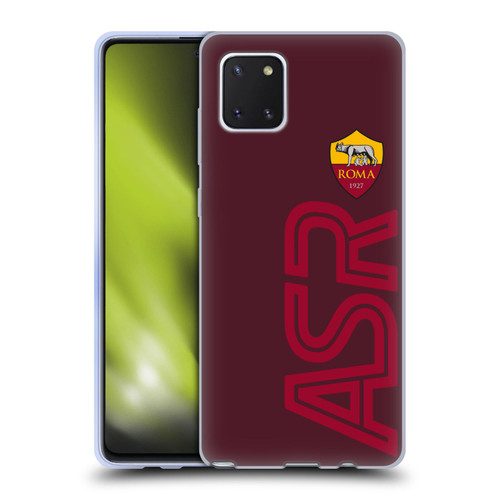 AS Roma Crest Graphics Oversized Soft Gel Case for Samsung Galaxy Note10 Lite