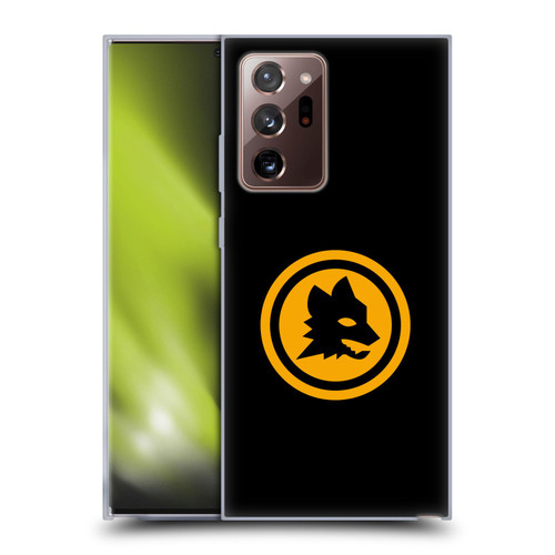 AS Roma Crest Graphics Black And Gold Soft Gel Case for Samsung Galaxy Note20 Ultra / 5G