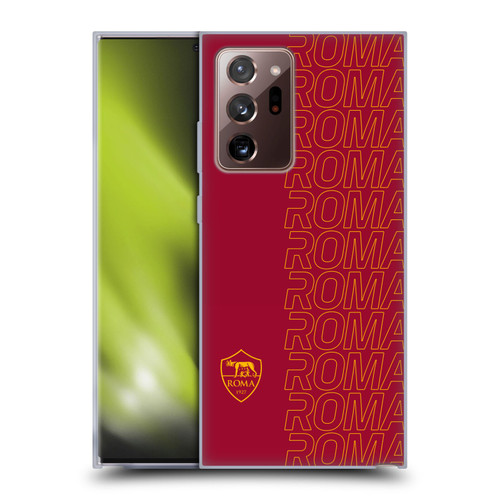 AS Roma Crest Graphics Echo Soft Gel Case for Samsung Galaxy Note20 Ultra / 5G