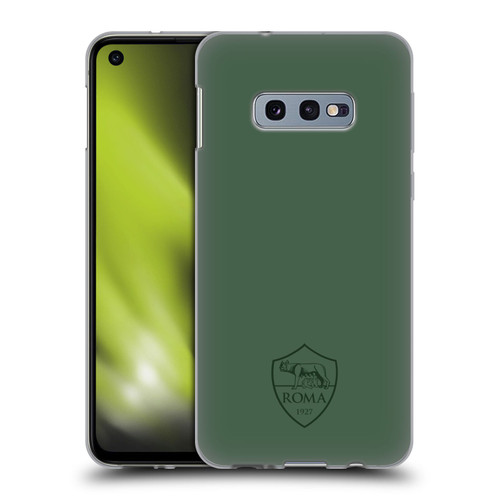 AS Roma Crest Graphics Full Colour Green Soft Gel Case for Samsung Galaxy S10e