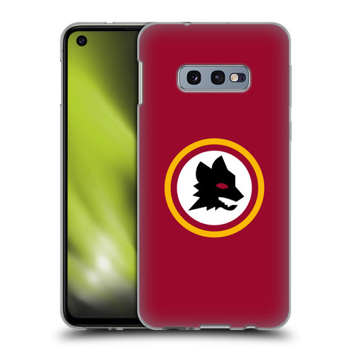 AS Roma Crest Graphics Wolf Circle Soft Gel Case for Samsung Galaxy S10e