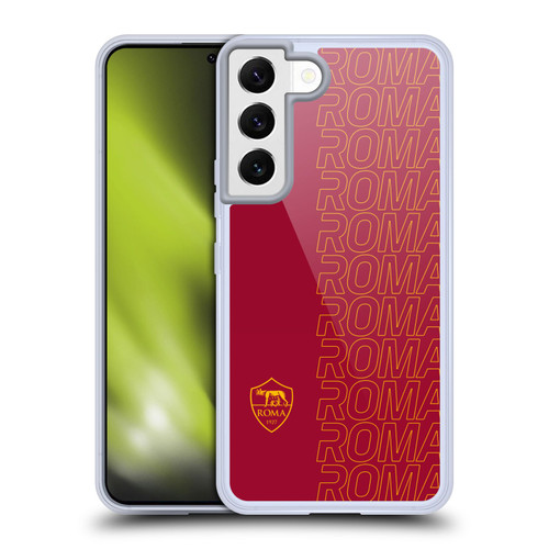 AS Roma Crest Graphics Echo Soft Gel Case for Samsung Galaxy S22 5G