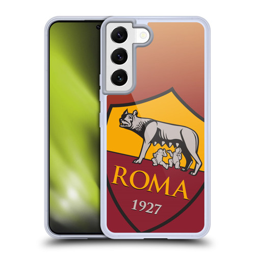 AS Roma Crest Graphics Gradient Soft Gel Case for Samsung Galaxy S22 5G