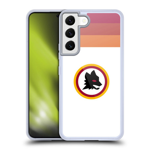 AS Roma Crest Graphics Wolf Retro Heritage Soft Gel Case for Samsung Galaxy S22 5G