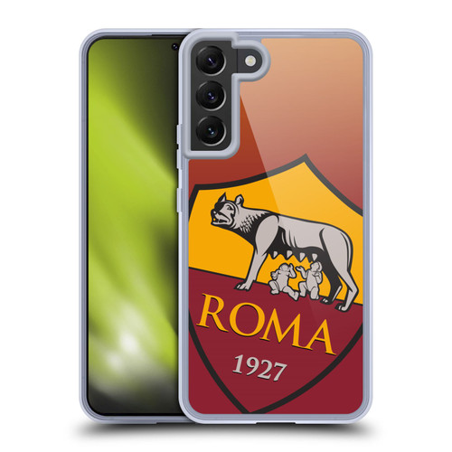 AS Roma Crest Graphics Gradient Soft Gel Case for Samsung Galaxy S22+ 5G
