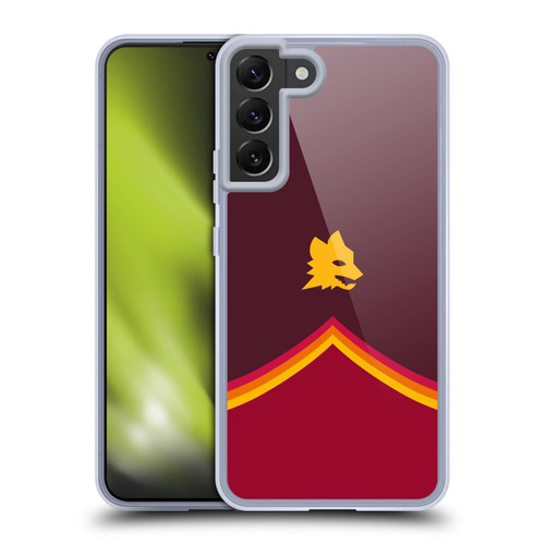 AS Roma Crest Graphics Wolf Soft Gel Case for Samsung Galaxy S22+ 5G